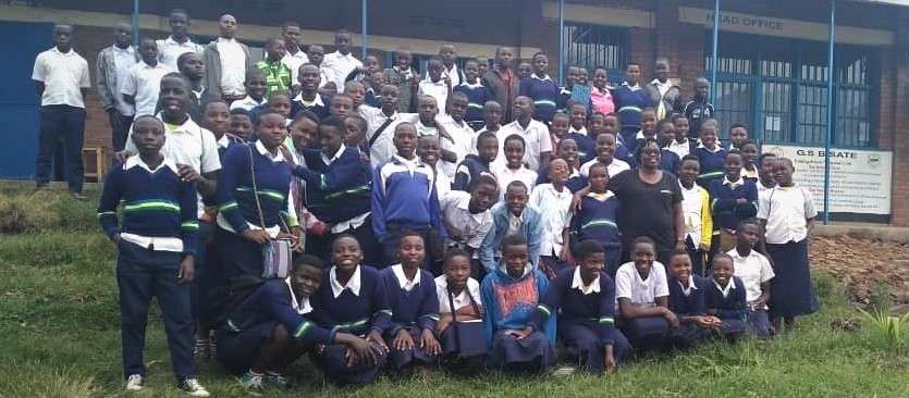 Bisate Secondary School, year 6 school photo