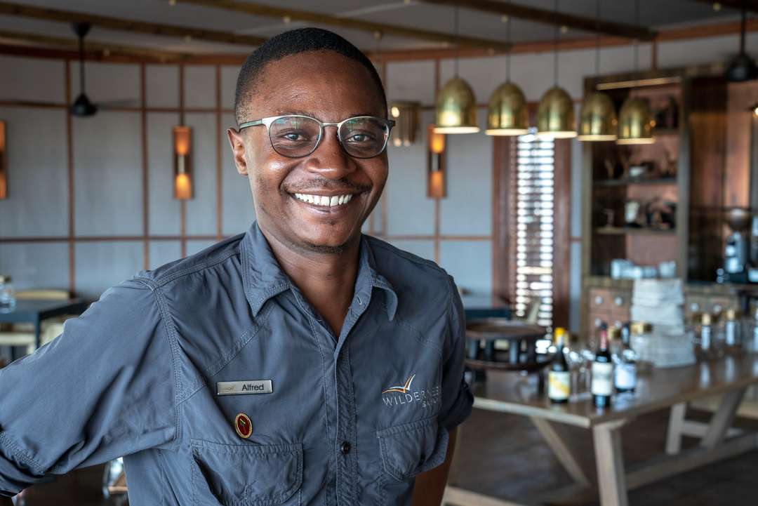 Biography: Alfred Muswaka - Mombo's exclusive sommelier