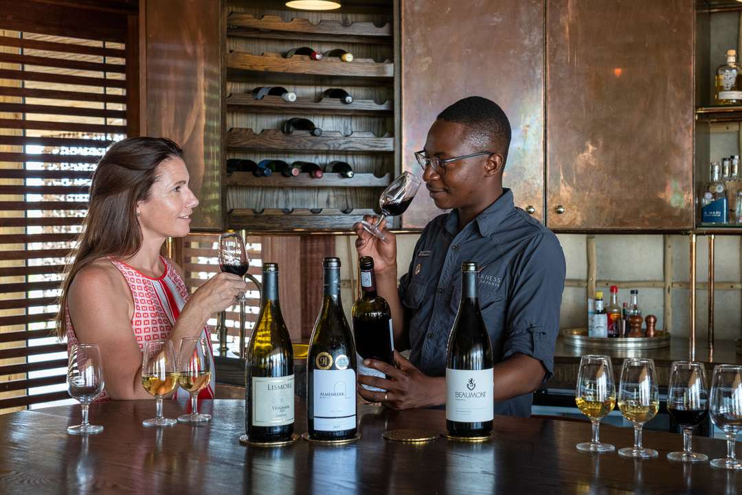 Biography: Alfred Muswaka - Mombo's exclusive sommelier