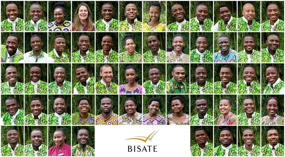 Team photo of the Bisate staff members