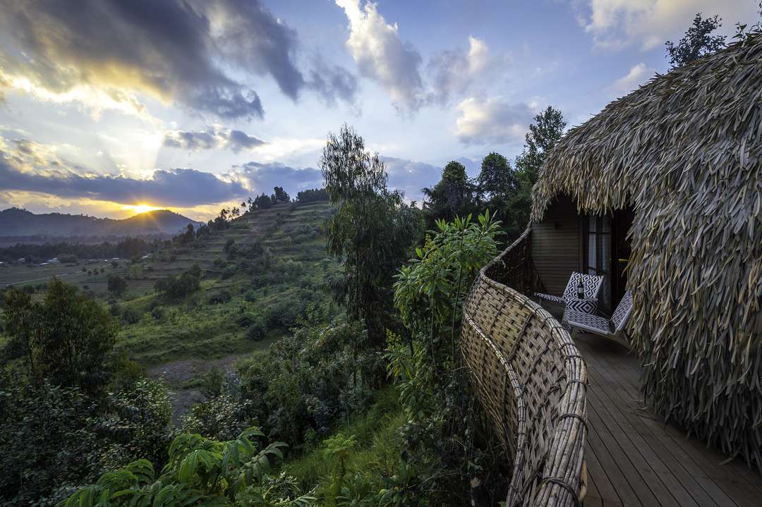 View from Bisate lodge