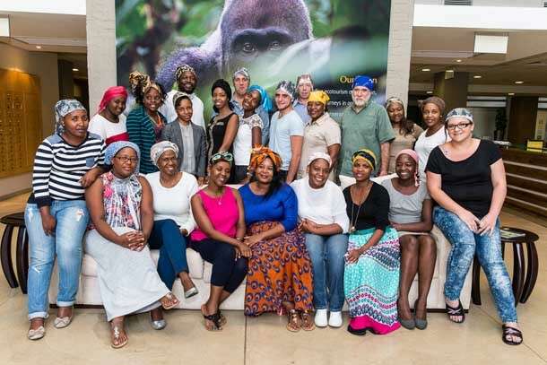 Traditional dress comes with doek.