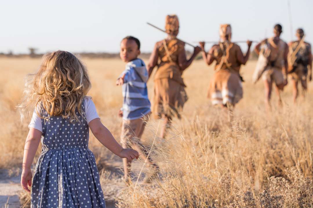 bambini al safari